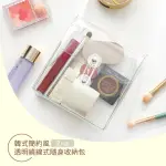 【旅行分裝】韓系防水透明隨身收納包-2入(小化妝包 小物飾品 洗漱包 3C 盥洗包 線材收納 包中包 美妝袋)