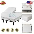 Ultrasoft Waterproof Fitted King Mattress Protector - 32-34" with Bamboo Fabric