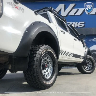 18 Inch FORD RANGER Raptor Wildtrack Wheels HARTES METAL MONSTER Gunmetal Rims