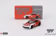 1:64 PORSCHE 911 (992) CARRERA S 2023 ISMA DAYTONA 24Hrs SAFETY CAR MINI GT 699