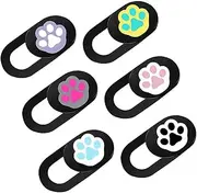 Angoily 6 Pcs Camera Cover Web Stand Monitor Stickers Laptop Covers Laptops Computers Colorful