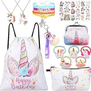 RHCPFOVR Unicorn Gifts for Girls - Unicorn Bag,Girls Gifts,Birthday Decorations for Teen Girls 8 Pcs