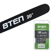 8TEN 20" Chainsaw Guide Bar & Chain .063 3/8 72DL for Stihl 039 036 041 36RS372E