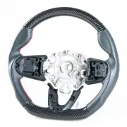 Flat Bottom Carbon Fiber Leather Steering Wheel For Mini F54 F55 F56 F57 F60 F61 (for: Mini)