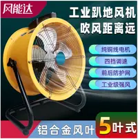 在飛比找樂天市場購物網優惠-220ｖ工業電風扇大功率工廠落地扇爬地扇手提式崗位風機強力風