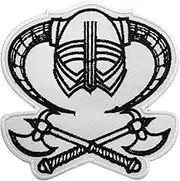 Viking Patch, Viking Shield Patch, Embroidered Iron on Sew on Patch Badge for Clothes etc. 9x9 cm