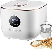 Low Carb Steamer, 3L Low Sugar Rice Cooker with Stainless Steel Steamer Basket, 5 Functions, Electric Low 24hr Delay Timer, 8hr Keep Warm, Sugar Rice Cooker with Steamer Basket