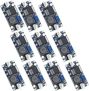 ZHHSUNY 10 Pcs LM2596 DC to DC High Efficiency Voltage Regulator 3.0-40V to 1.5-35V Buck Converter DIY Power Supply Step-Down Module,Suitable for Powering in Vehicle Electronic Devices