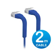 Ubiquiti U-CABLE-PATCH-2M-RJ45-BL UniFi Patch Cable 2m Blue, Both End Bendable to 90 Degree, RJ45 Ethernet Cable