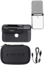 Samson GOMIC Go Mic USB Podcast Studio Recording Condenser Microphone+Clip+Case