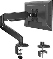 Single Monitor Mount Stand, Fully Adjustable Monitor Arm with Gas Spring Monitor