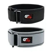 G4 Weight Lifting Belt 4" Training Gym Fitness Bodybuilding Back Support Workout