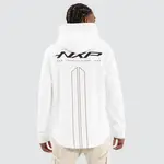 [Nena and Pasadena] Storm Dual Curved Hoodie Optical White