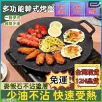 在飛比找蝦皮商城精選優惠-台灣現貨🎉免運🎉【附發票】韓式麥飯石烤盤 韓式烤盤 不沾烤盤