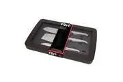 Furi Pro 3 Piece Asian Style Knife Set 3pc Santoku Chopper Utility