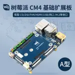 【商城品質】微雪 樹莓派CM4 擴展板精簡版 板載HDMI/RJ45千兆網口/雙CSI/M.2優選