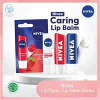 在飛比找蝦皮購物優惠-NIVEA 妮維雅護唇潤唇膏系列妮維雅滋潤雙唇草莓亮澤原裝b