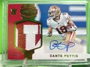 2018 Plates & Patches Dante Pettis Rookie Patch Auto #d 07/99 49ers RC