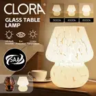 Clora Mushroom Lamp Glass Table Lamp Bedside Lamps Night Light Home Decor