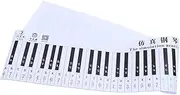 Vaguelly 1pc Keyboard 88 Key Piano Finger Simulation Practice Guide Teaching Aid