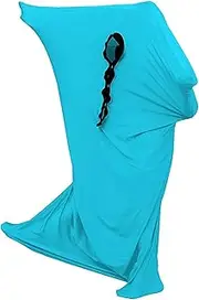 Elastic Compression Sensory Body Sock for Autism Boys & Girls Cozy Full Body Sock Cocoon Calming Therapy Body Wrap to Relieve Stress (Color : Sky Blue, Size : M/Medium)