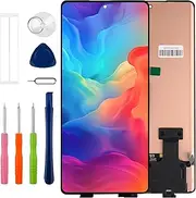 Duotipa 6.67 Inch OLED Display Compatible with Motorola Moto G85 / Edge 50 Fusion (with Fingerprint) LCD Display Touchscreen Digitizer Assembly with Repair Tools Kit, Black