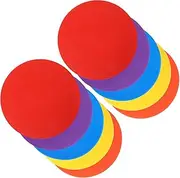 Mipcase 10Pcs Non Slip Floor Markers for Soccer Training Durable Football Sign Discs for Gym Class Agility Drills Sports Activities