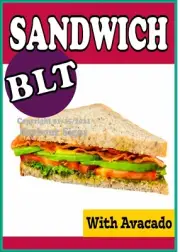 BLT Sandwich DECAL (Choose Your Size) Food Truck Concession Sticker