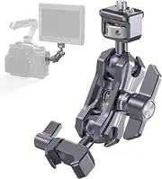 NEEWER Lightweight Magic Arm, Articulating Friction Arm with 1/4" Screw & NATO Clamp, Retractable Anti Twist Locating Pin, 360° Ball Head for Field Monitor, Compatible with SmallRig Cage, UA072