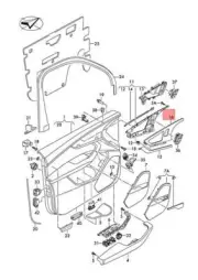 NEW AUDI Q7 4MB 4MG TRIM INSERT SILVER 4M0867101PNP5 ORIGINAL
