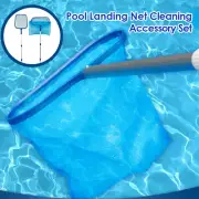 Swimming Pool Leaf Skimmer Net Mesh Cleaner Rake Telescopic Pole Cleaning-Scoop@