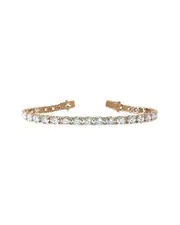 Lab Grown Diamonds 14K Rose Gold 17.50 ct. tw. Lab-Grown Diamond Bracelet
