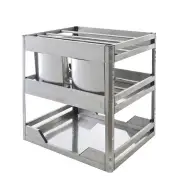 Chef Kitchen Pull-Out Cupboard Organiser - Suits 400mm Cupboard