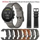 Leather Strap Band Fr Suunto 5 PEAK / 9 PEAK Pro Oneplus Watch Zeblaze Stratos 2