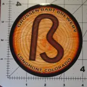 GROSSEN BART BREWERY Colorado chin curtain STICKER decal craft beer brewing