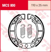 TRW Lucas Brake shoes MCS800
