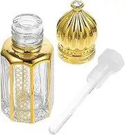 Zerodeko Empty Essential Oil Bottle with Roller Design Portable Perfume Bottle for Personal Use Great for Fragrance Oils and Perfumes Refillable Container for Travel