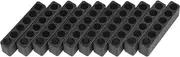 Toolcool 10pcs 6 Holes 1/4 Inch Hex Shank Screwdriver Bit Holder Drill Bits Organizer Storage Case Plastic