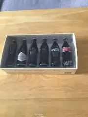 1998 Coca-Cola "Evolution of the Coca-Cola Contour Bottle" Set of 6 Mini Bottles