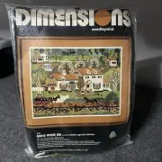 White House Inn Charles Wysocki Collection Dimensions Needlepoint Kit #2125 NIP
