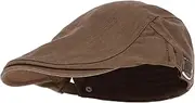 [HONMEET] Berets Beret Hat Men Beret Hats for Men Flat Cap Flat Hats for Men Mens Newsboy Cap Driving Cap Newsboy Cap for Men Boys Newsboy Cap Beret Caps Hats for Men Fashion Cotton Black