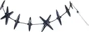 [Kawaii-Story] MS-449 Gothic Choker Scars Wounds Look Stitched with Needle Scary Halloween, Plastic