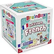 BrainBox Let's Learn French (2022) | Card Game | Ages 8+ | 1+ Players | 10+ Minutes Playing Time