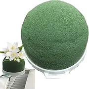 Minii Floral Foam - Round Oasise Floral Foam | Wine Bottle Flower Foam Ball | Wet Floral Foam Ball | Green Oasise Floral Foam for Table, Wedding Wine Bottle Decor | Floral Arrangement Supplies