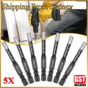 5Pcs Dry Diamond Core Drill Bit 6mm HoleSaw Cut Marble Tile Porcelain Granite AU