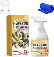 Heavy Duty Degreasing Cleaner Spray, Kitchen Degreasing Spray, Kitchen Cold Grease Remover, Grease Remover for Range Hoods, Stovetops and Dishes