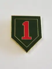 Army 1st Infantry Division Lapel Hat Cap Pin Tie Tac FAST USA SHIPPING