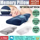 Memory Foam Pillow Neck Pillows Contour Rebound Cushion Support Soft Pain Relief