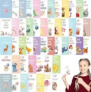 50 Set Positive Affirmation Cards for Kids and Toddlers Motivational Affirmations Cards Educational Flash Cards Inspirational Daily Affirmations for Kids Words of Mindfulness for Children