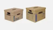 20 Pack Bankers Box Smooth Move 8 Small & 12 Medium Tapeless Moving Boxes NEW